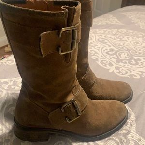 Barely worn Paul Green Brown suede boots